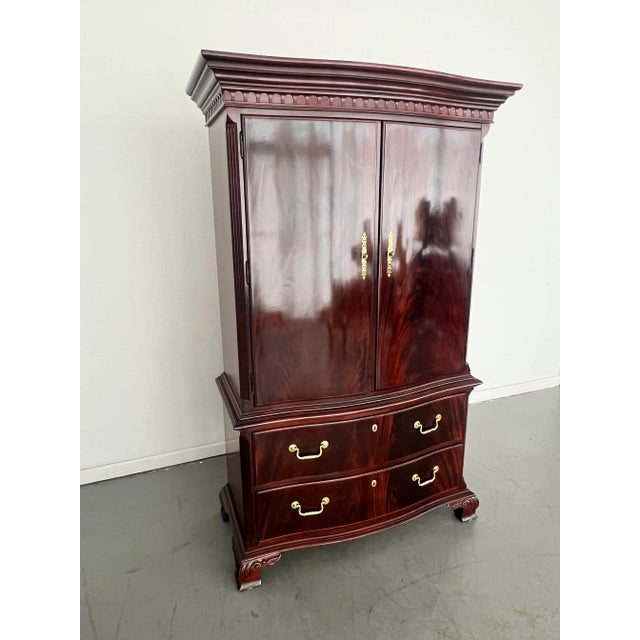 Thomasville 1980s Vintage Thomasville 18th Century Collection Armoire For Sale - Image 4 of 9