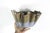 Vintage Sculptural Signed Studio Pottery Footed Bowl Organic Ruffled Edge For Sale - Image 10 of 13