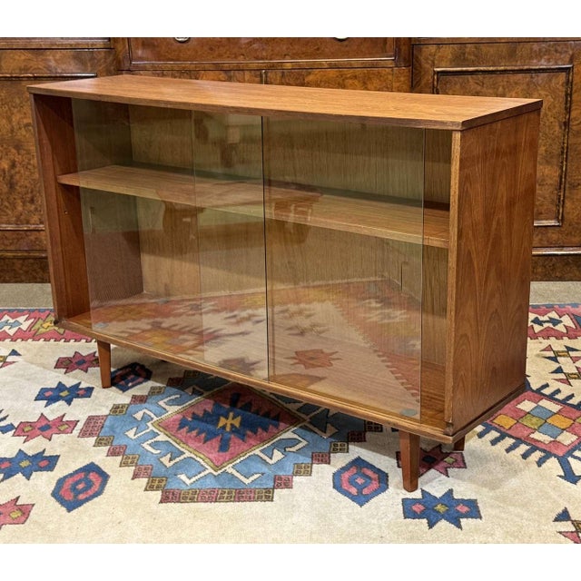 English Teak Display Cabinet, 1970s For Sale - Image 12 of 14