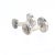 Modern Links of London Sterling Silver Beads & Black Gemstone Cufflinks For Sale - Image 3 of 10