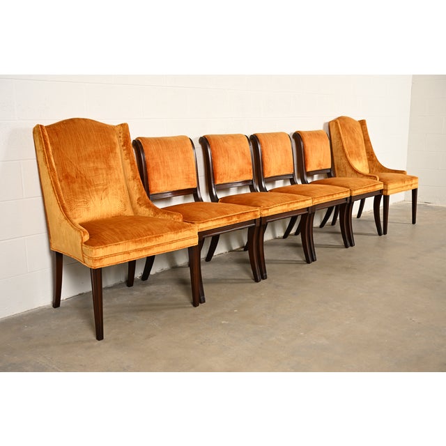 Kittinger Regency Carved Mahogany Dining Chairs, Set of Six For Sale - Image 16 of 16