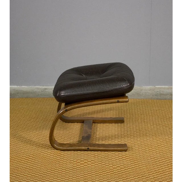 1970s Set of Reclining Armchair with Footrest, 1970 For Sale - Image 5 of 12