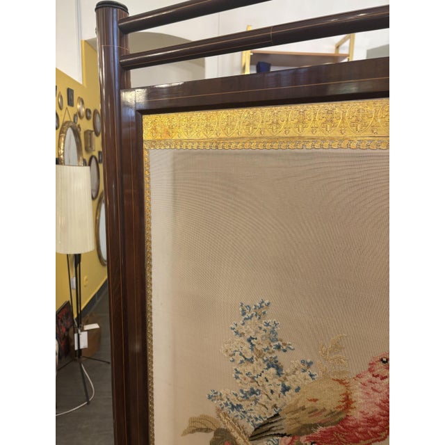 Antique Fireplace Screen, 1800s For Sale - Image 5 of 11