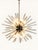 Metal Sputnik Light with 50 Clear Glass Prisms from Justfurnituress SRL For Sale - Image 7 of 10