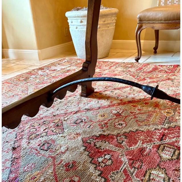 Michael Taylor Walnut Portuguese Dining Table For Sale - Image 9 of 11