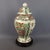 Vintage Hand-Painted Potiche Porcelain Vase with Wooden Base, 1950s For Sale - Image 4 of 11
