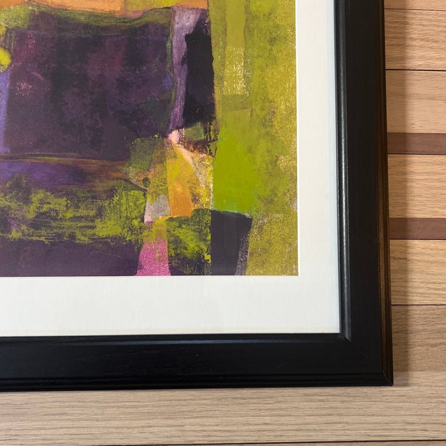 Abstract Framed Original Abstract Monotype Print For Sale - Image 3 of 5