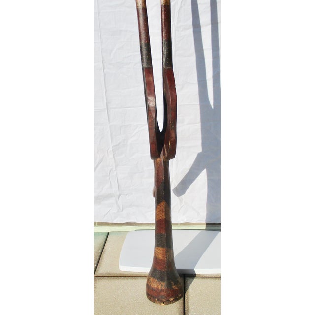 Kurumba Adone Antelope Mask Large 6ft.4 In For Sale - Image 12 of 15