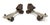 Metal Early 1900s Antique American Wooden Wheel Roller Skates - a Pair For Sale - Image 7 of 13
