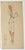Paper 1940s=Set of 4-Original Mid-Century French Fashion Drawings on Vellum For Sale - Image 7 of 7