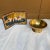 1970s Brass Bowl & Silkscreen Decor Set- 2 Pieces For Sale In Atlanta - Image 6 of 6