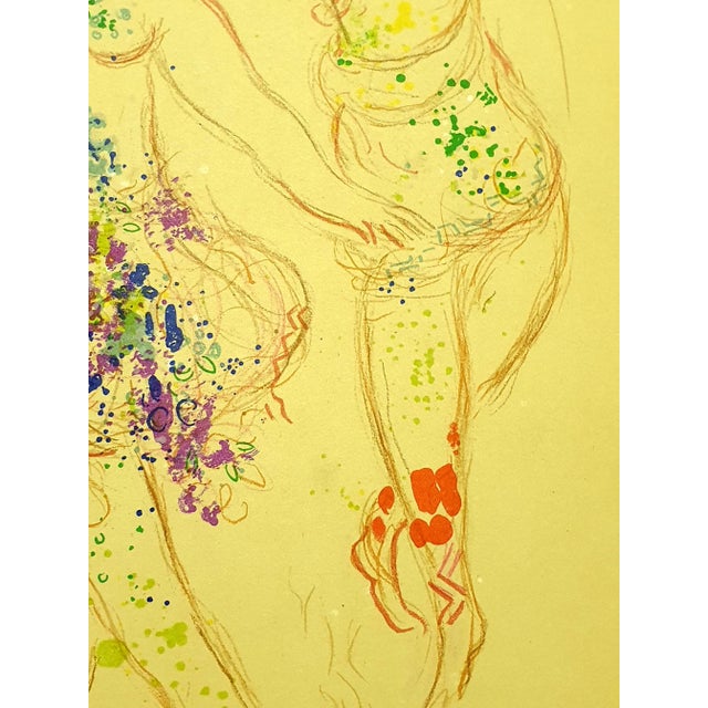 Marc Chagall - Dahnis and Chloé - Original Lithograph 1969 For Sale - Image 6 of 8