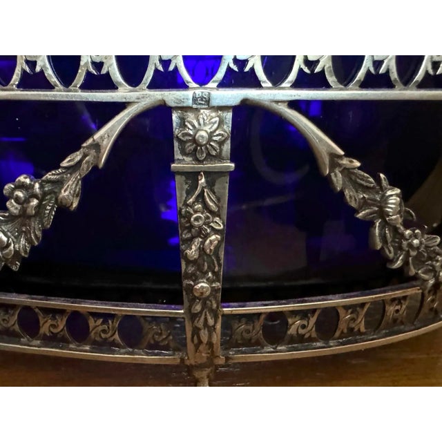 Metal 19thC Dutch P. Spoelstra Louis XVI Silver Jardiniere Bowl For Sale - Image 7 of 12