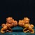 This charming pair of Shoushan stone guardian lions brings a warm, organic presence to any interior. Each lion is finely...