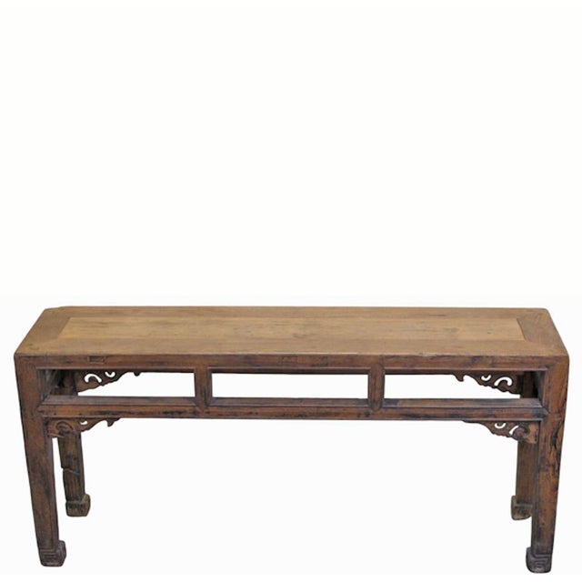 Vintage Countryside Wood Bench For Sale