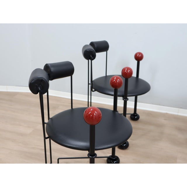 Vintage Sculptural Chairs, 1980s, Set of 4 For Sale - Image 6 of 17