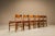 Mid-Century Modern Dining Chairs in Burgundy by Gianfranco Frattini, Italy, 1960s, Set of 6 For Sale - Image 3 of 13