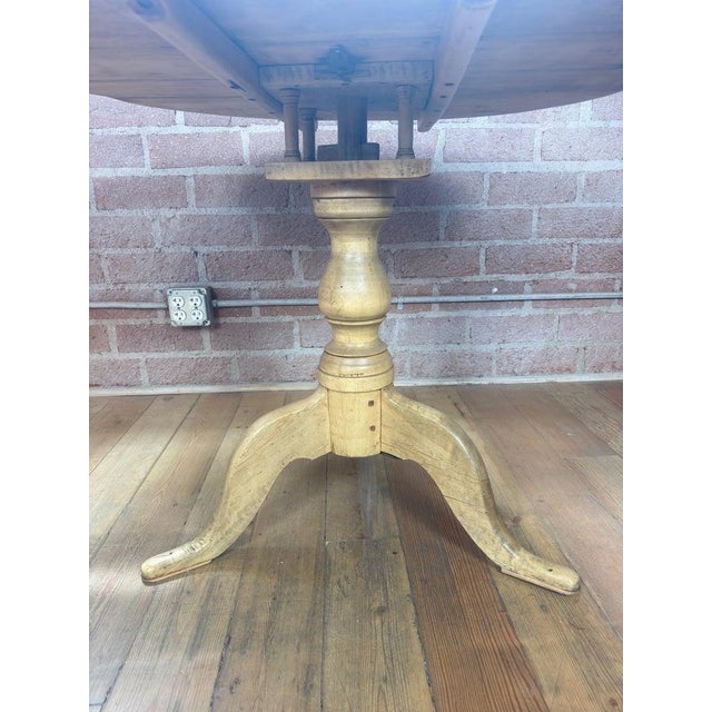 19th Century Swedish Gustavian Tilt-Top Table in Bleached Pine For Sale - Image 10 of 15
