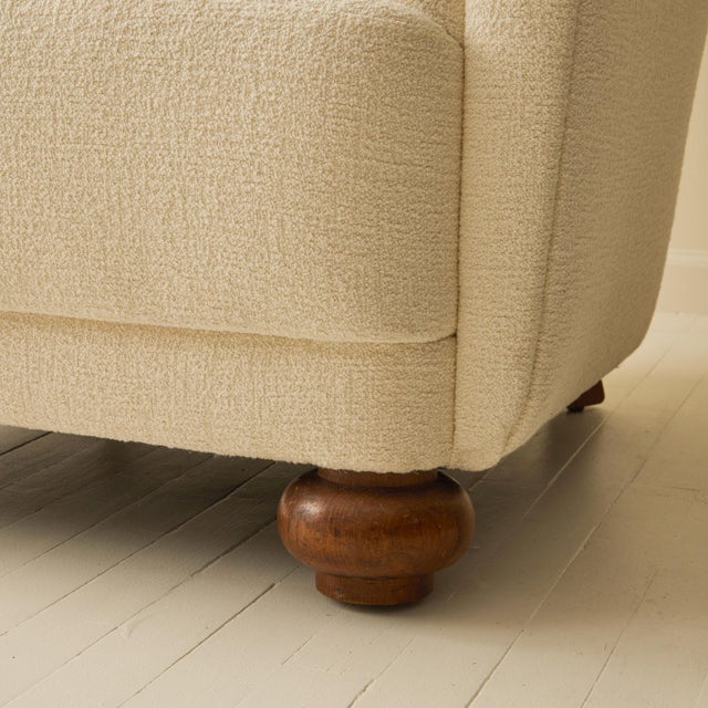 Danish Wingback Lounge Chair, 1940's. For Sale In New York - Image 6 of 8