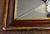 19th Century Distressed American Empire Lemon Gold and Mahogany Ogee Mirror For Sale - Image 11 of 12