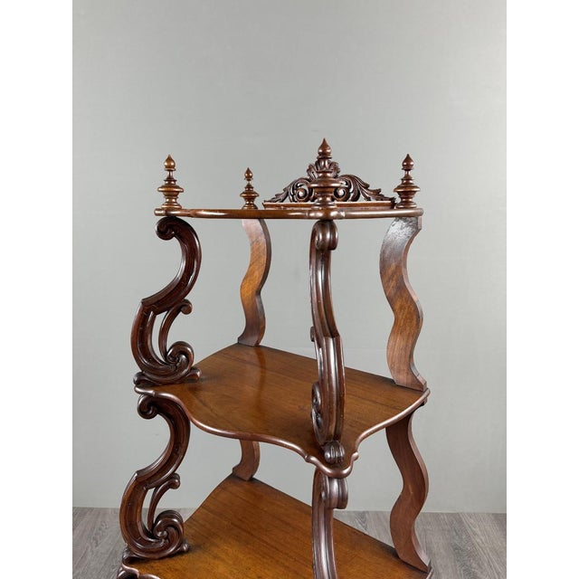 19th Century Carved Oak Shelf For Sale - Image 9 of 12