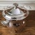 1970s “Paul Revere” Silver Plated Glass Insert Ice Bucket With Ice Tongs by W. M. Rogers and Son For Sale - Image 5 of 13