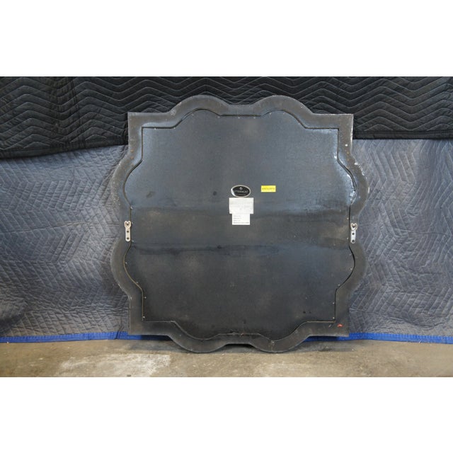 Set of 2 Uttermost Prisca 12597p Gothic Quatrefoil Paneled Silver Wall Mirrors For Sale - Image 10 of 11