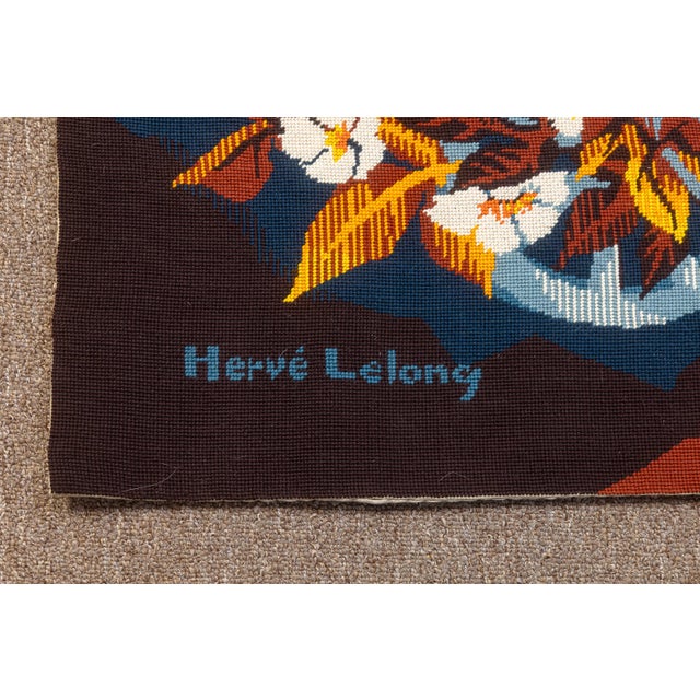 French Hervé Lelong (1935–2023) Les Fruits De L’Été 1977 Signed Wool Tapestry 54/250 For Sale - Image 3 of 7