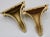 Hollywood Regency Hollywood Regency Style Golden Wheat Wall Shelves - a Pair For Sale - Image 3 of 7