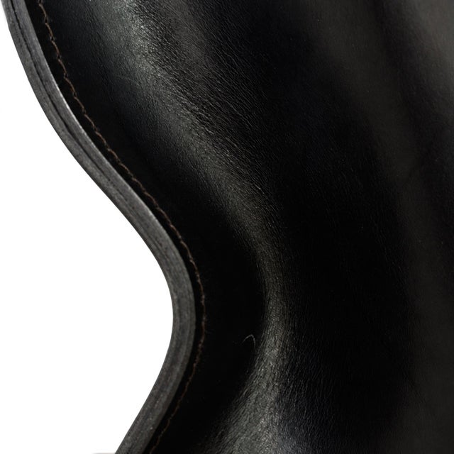 Modern Black Natural Leather Wall Sculpture by Jordi Ribaudí, 1990s For Sale - Image 6 of 8