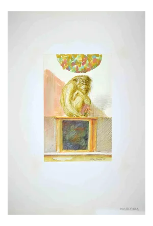 Leo Guide, Monkey, Drawing, 1971