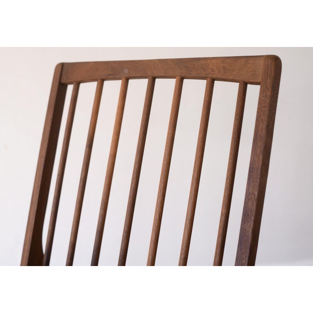 Mid Century Danish Modern Walnut 2-Tier Magazine Rack For Sale In San Francisco - Image 6 of 10