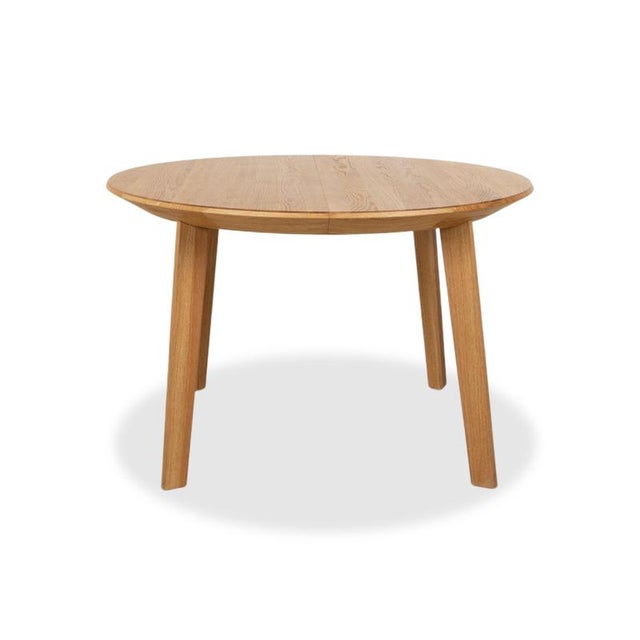 Brown Team 7 Miro Wooden Dining Table Brown Extendable Dining Room For Sale - Image 8 of 9