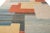 Art Deco Modern Deco Style Handmade Multicolor Geometric Abstract Wool Rug For Sale - Image 3 of 9