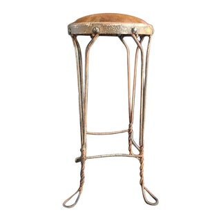 Vintage Counter Stool For Sale