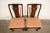 1980s Drexel Heritage Hollywood Regency Chinoiserie Sculpted Mahogany Side Chairs or Dining Chairs, Pair For Sale - Image 5 of 15