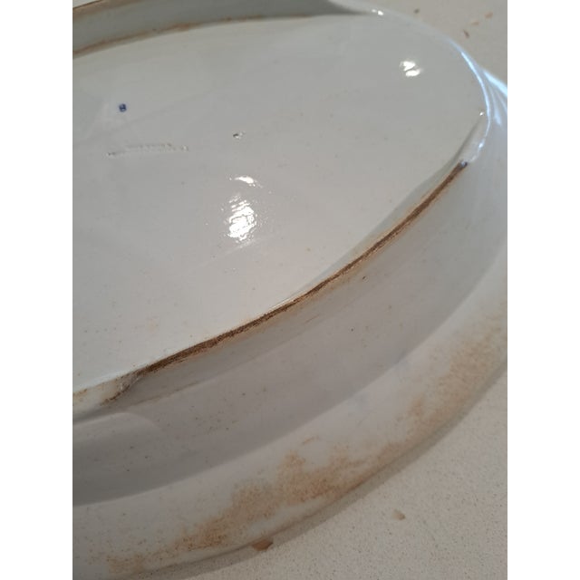 Early 20th Century Blue Onion Platter For Sale - Image 14 of 16