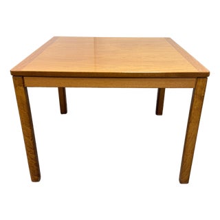 Norwegian Square Side Table, Mid 20th Century For Sale
