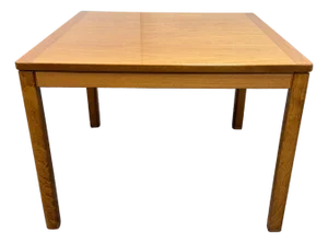 Norwegian Square Side Table, Mid 20th Century