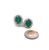 Natural Emerald Diamond Earrings 14k Gold 2.87 TCW Certified For Sale - Image 9 of 9