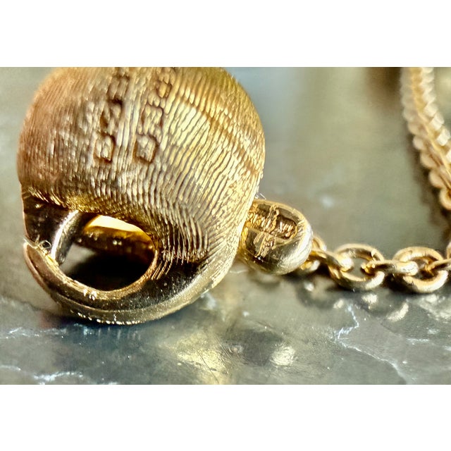 Late 20th Century Marco Bicego Yellow 18k Gold and Diamond Necklace For Sale - Image 10 of 13