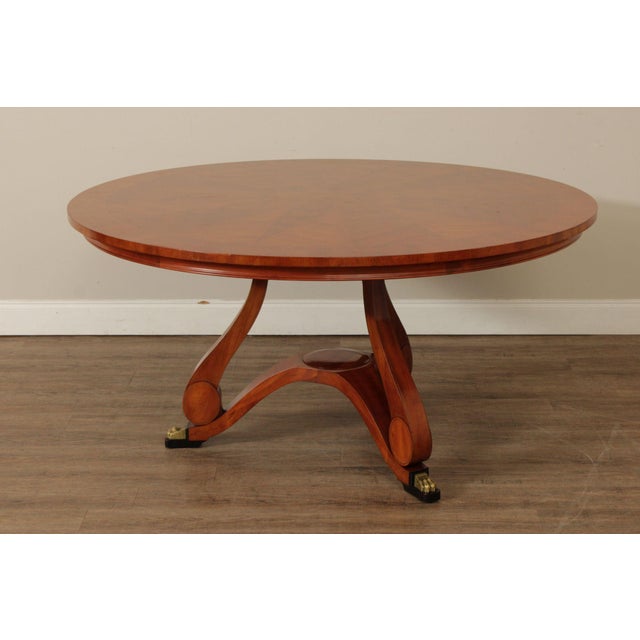 John Widdicomb Round Mahogany Dining Table Designed By Chad Womack For Sale - Image 14 of 18