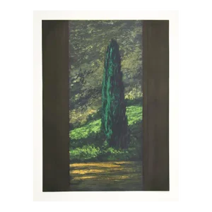 Cypress, Richard Ballard Aquatint Etching, Signed and Numbered in Pencil