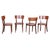 Art Deco Czech Chairs in Beech and Walnut from Thonet, 1940s, Set of 4 For Sale - Image 15 of 15