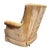 1970 Tuffted Velvet Gold Green Striped Swivel Arm Chair For Sale In Los Angeles - Image 6 of 6