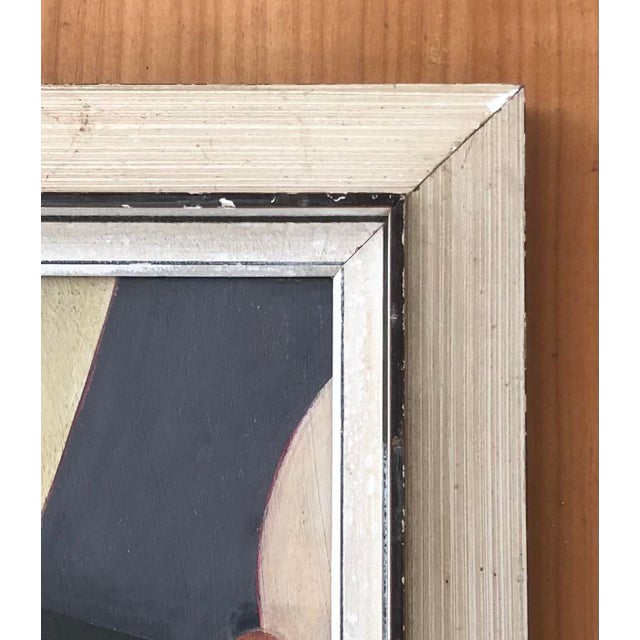 John Reitz, Composition, Oil on Cardboard, Framed For Sale - Image 6 of 9