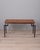 Black Vintage Bench with Teak, 1960s For Sale - Image 8 of 8