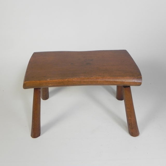 Mid-Century Modern Vintage Oak Tree Stump Stool, 1960s For Sale - Image 3 of 18