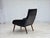 Danish Armchair in Black Artificial Leather and Teak Wood Legs, 1970s For Sale - Image 10 of 15
