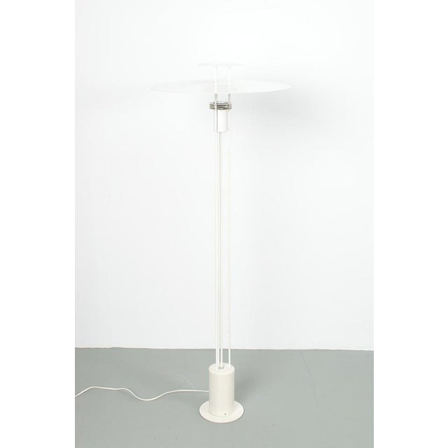 White Danish Frandsen Floor Lamp For Sale - Image 8 of 8